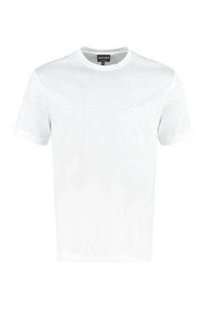 Cotton crew-neck T-shirt-0